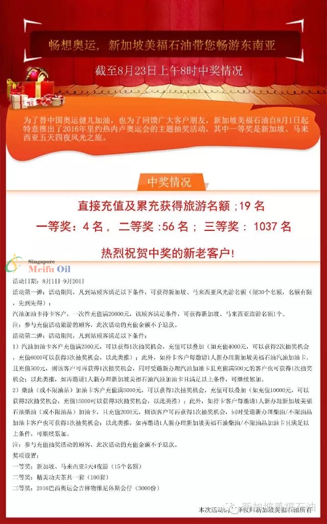 暢游東南亞中獎(jiǎng)快報(bào)！截止8月23日上午8時(shí)中獎(jiǎng)情況